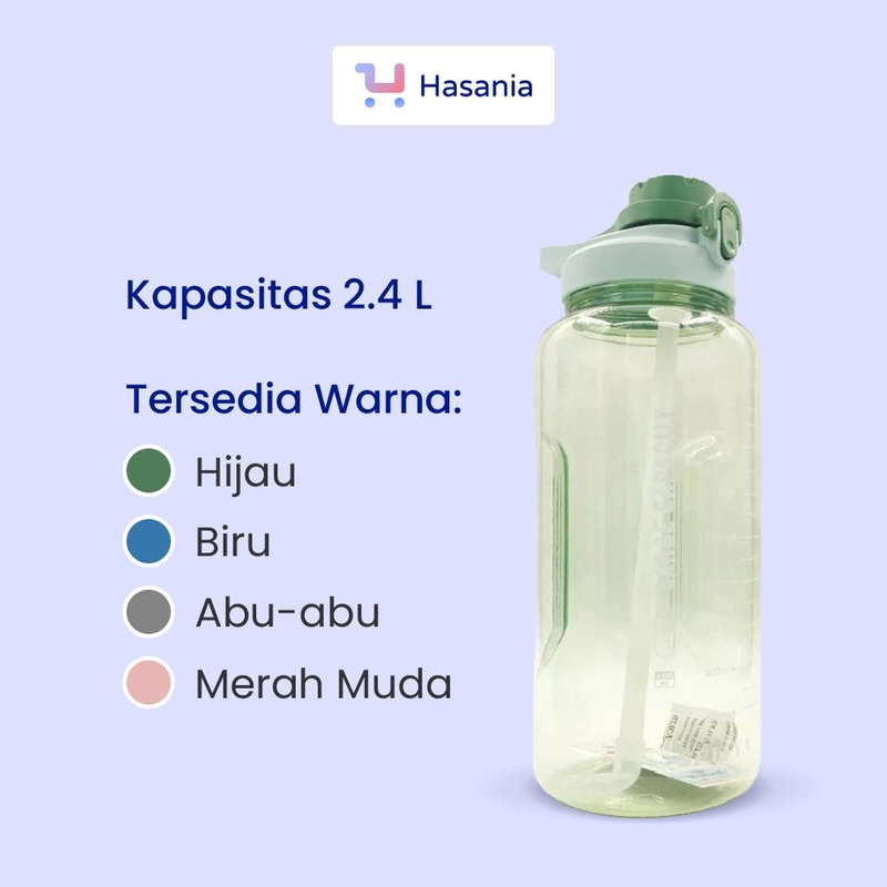 Product image Hasania Home - Botol Minum 2.4 L Random