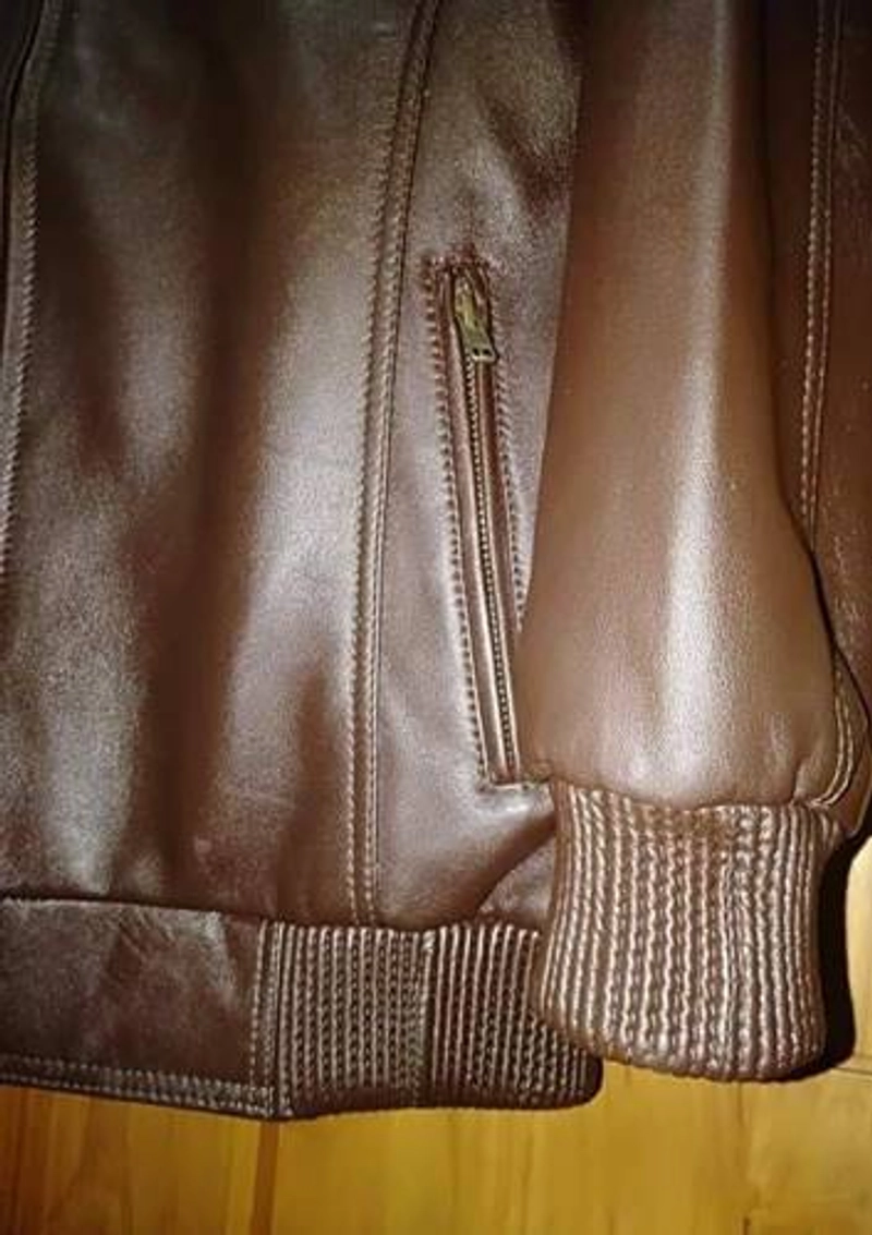 Product image [PO] Toko Sinar Garut - Jaket Kulit Domba Asli Model Kamsay Coklat M