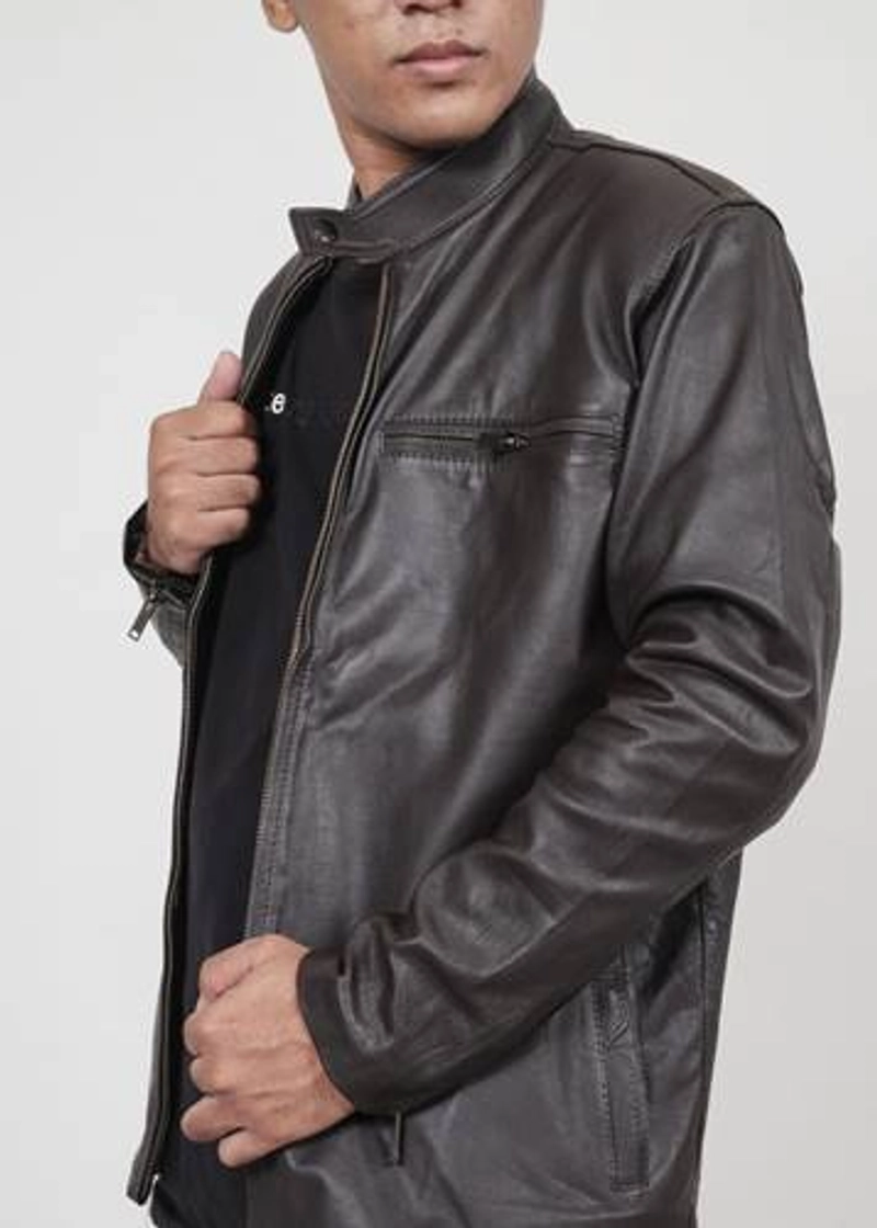 Product image [PO] Toko Sinar Garut - Jaket Kulit Kambing Asli Garut Coklat