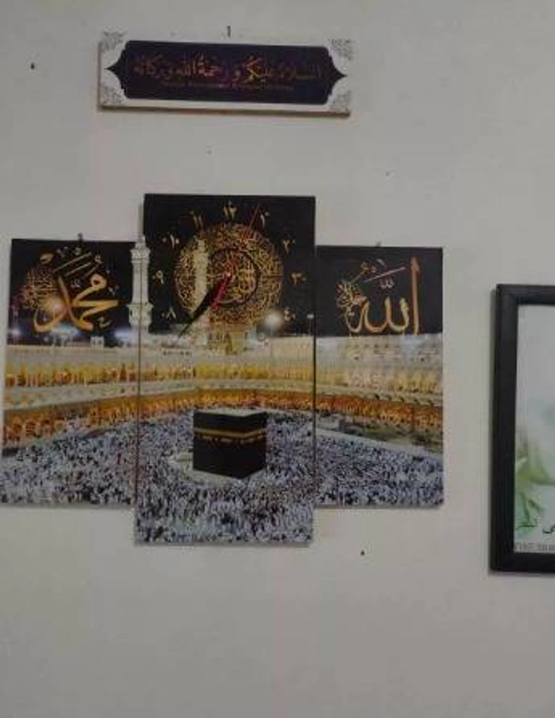 Product image Ugiarts - Jam Dinding Kabah Mekah Kabah 50x40 HITAM-KJ27