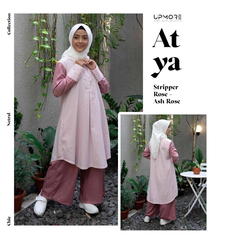 Product image Upmore - Gamis UM 019 Atya Stripper S Ash Rose