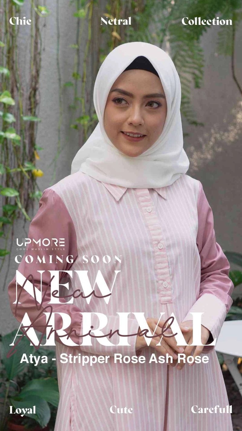 Product image Upmore - Gamis UM 019 Atya Stripper S Ash Rose