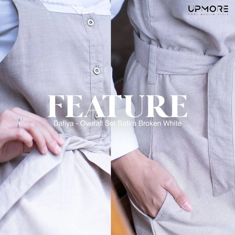 Product image Upmore - Gamis UM 022 Dafiya S Safari - Broken White SET