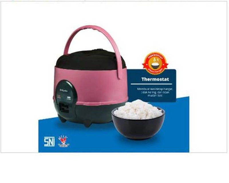 Product image Miyako MCM606BSBC Magic Com 3IN1 Dengan Panci Nanoal Kapasitas 0.6L Type MCM606B