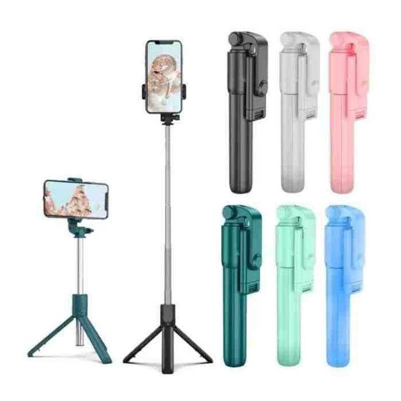 V Lights - Tongsis Tripod Bluetooth 3IN1 Selfie Stick 360 Derajat AC006 HITAM