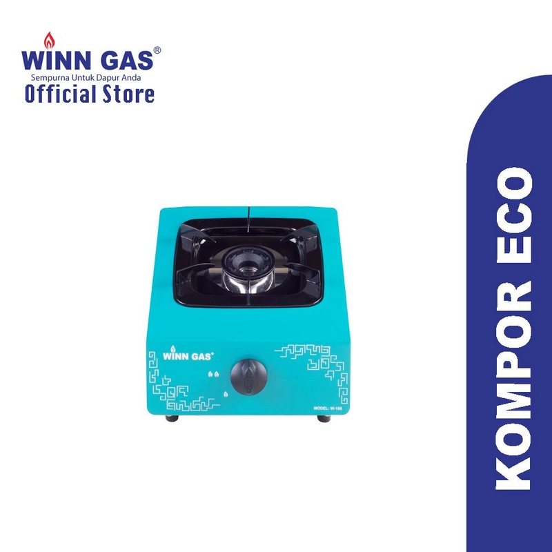 Product image Winn Gas - Kompor Gas 1 Tungku W-188 Biru  400 X 300 X 150mm