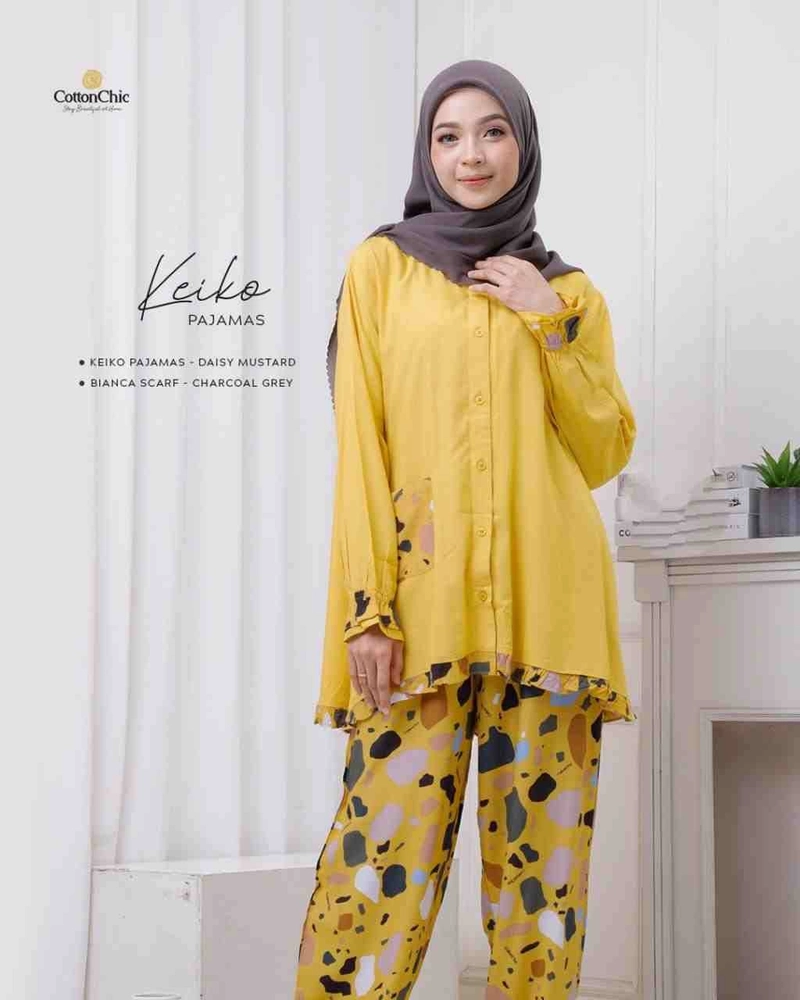 Product image PIYAMA KEIKO L DAISY MUSTARD