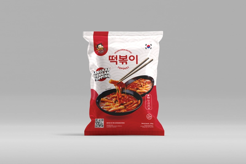 Product image Yeobo Topokki - Topokki Frozen Family Pack by Yeobo 250gr Pedas