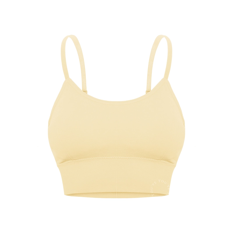 Product image Youhave - Youve Sport Bra BH Sport BH Wanita Pakaian Dalam Wanita Busa Sedang B1435 ALLSIZE CREAM