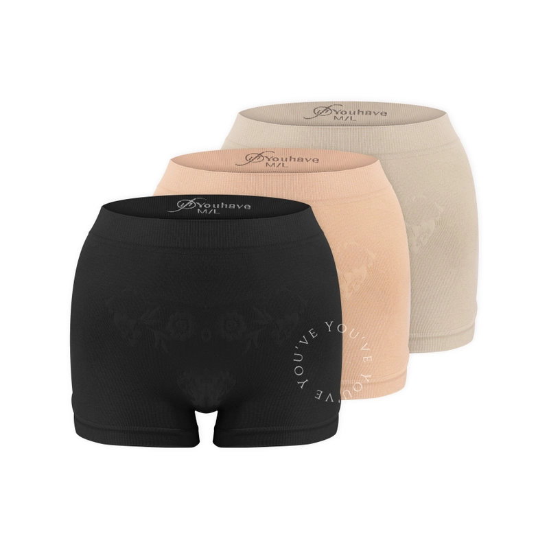 Product image Youhave - Celana Dalam Boxer Wanita Korset Celana Pendek Short Boxer Boyshort Boy Short Wanit 300089 XL/XXL Cream