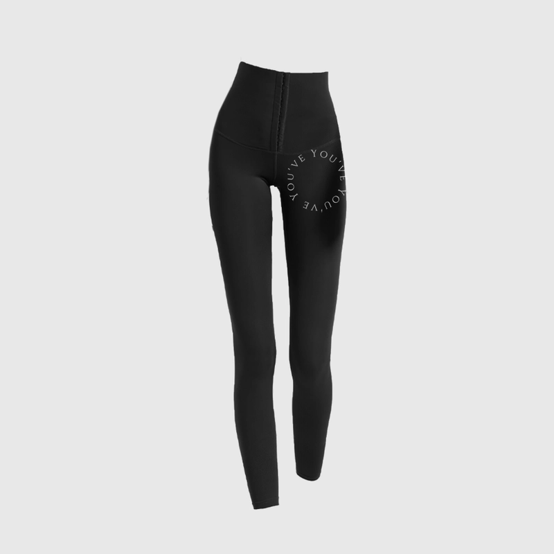 Product image Youhave - Celana Legging Korset Kait 10 High Waist Gym Sport Celana Senam Wanita Polos Yoga Y00008 XXL Black
