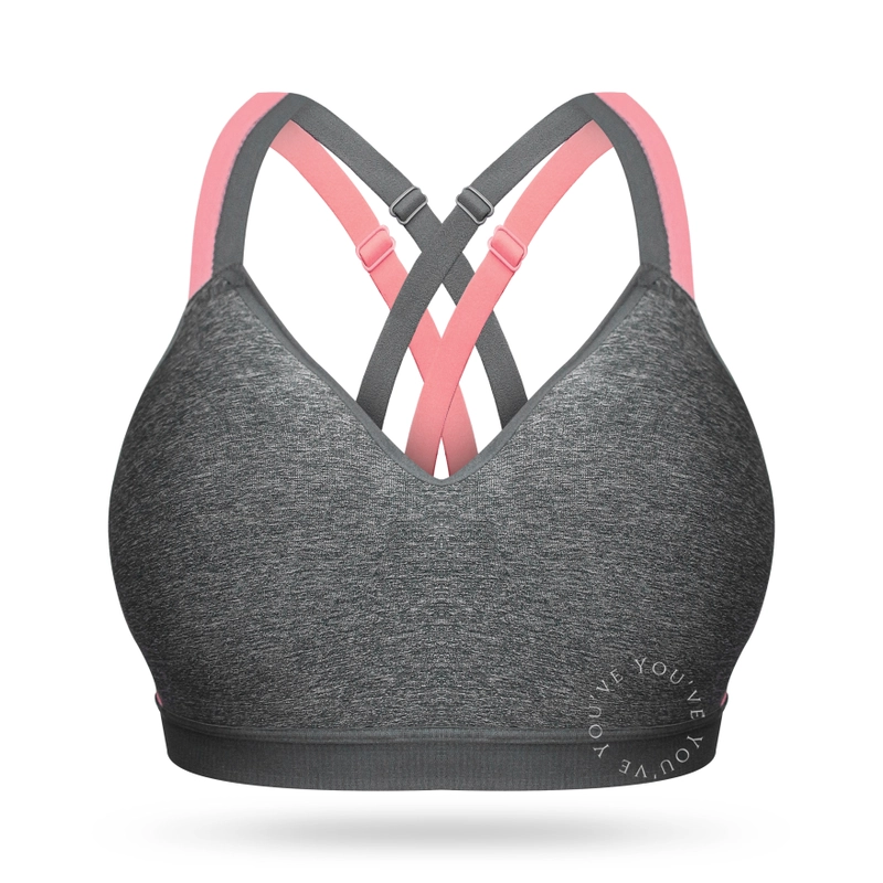 Product image Youhave - Youve BH Sport Bra Sport Bra Sport Premium Bra BH Olahraga Busa Kawat Gym Bra Decathlon 100113 34 BLACK