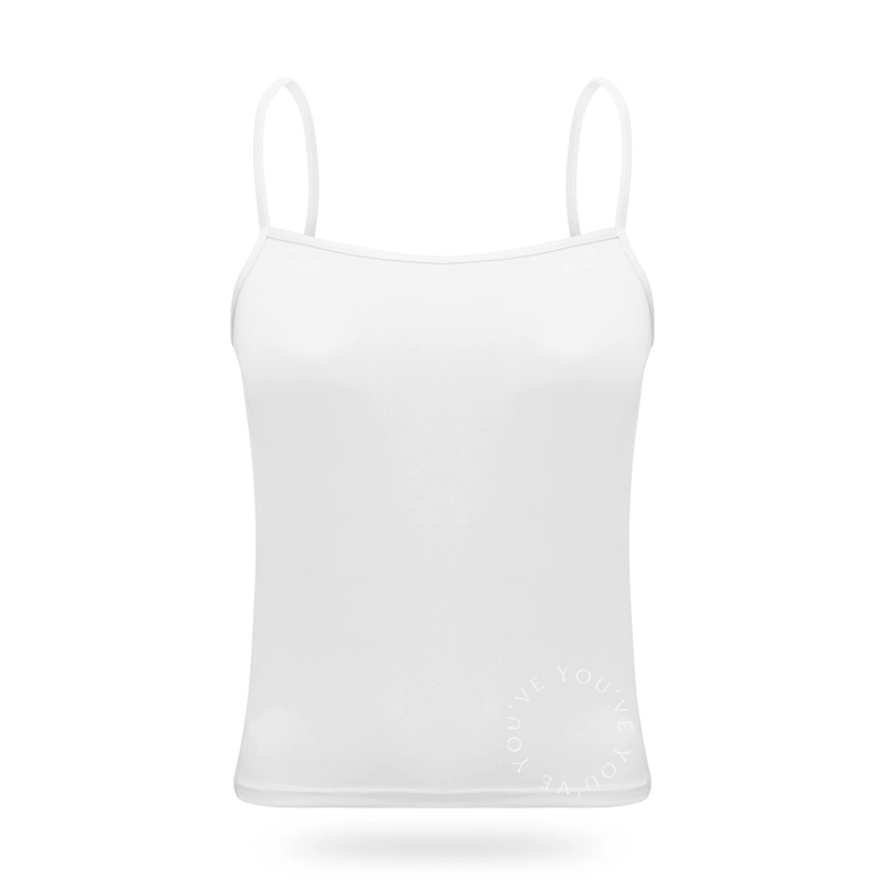 Product image Youhave - Youve Tank Top Tanktop Singlet Wanita Tali Kecil Spageti Spaghetti Croptop Tangtop Perempuan 100161 L BLACK