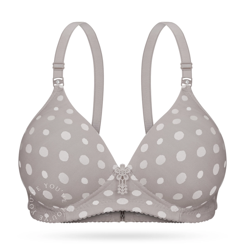 Product image Youhave - Youve YouHave BH Wanita Bra Pakaian Dalam Wanita BH Bra Tanpa Kawat Busa Sedang Polkadot 100167 34 BRO