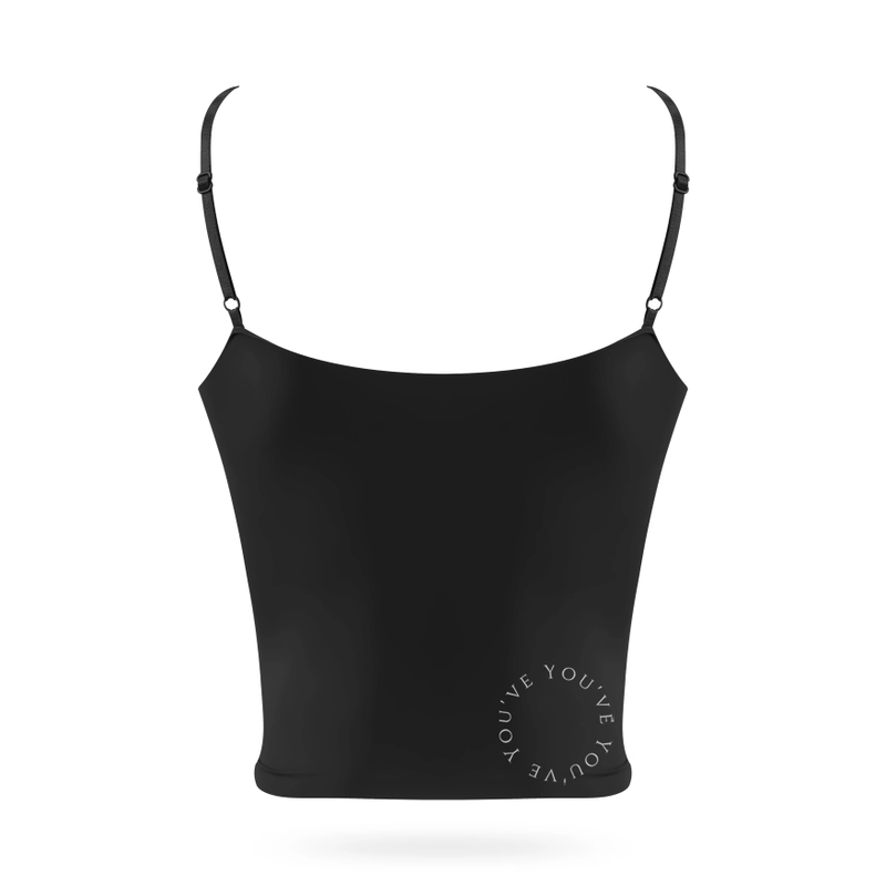 Product image Youhave - Youve Tanktop Seamless Bh Bra Busa Tanpa Kawat Push Up Bralette Crop Top Anti Nyeplak Sport 100187 M/L BLACK