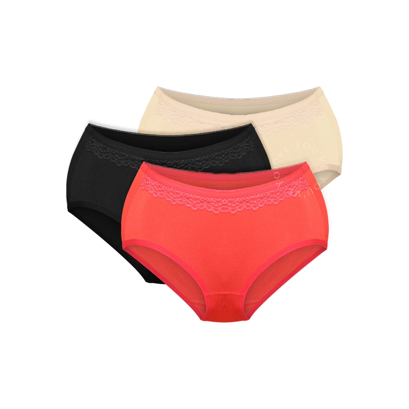 Product image Youhave - Youve YouHave Celana Dalam Wanita Panty CD Cewek Perempuan Pakaian Underwear Sempak 000013 1 PCS L MULTICOLOUR