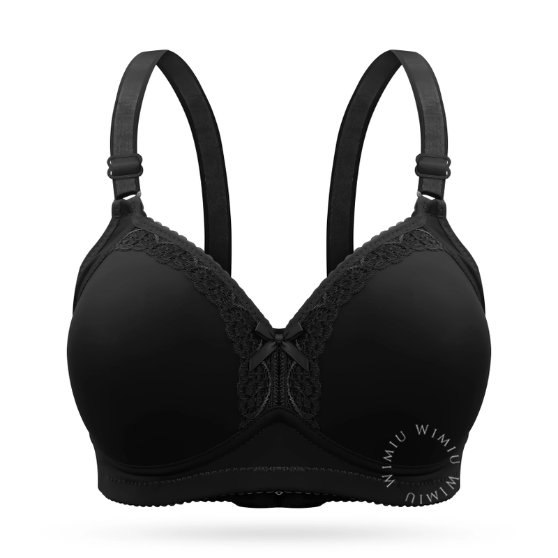 Product image Youhave - BH Wanita Jumbo Bra Wanita Cup C D E Jumbo BH Tanpa Kawat Bra Beha Besar 100120 48 BLA