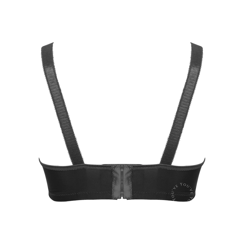 Product image Youhave - Youve YouHave BH Wanita Bra Wanita Cup Jumbo BH Tanpa Kawat 100038 44 BLACK