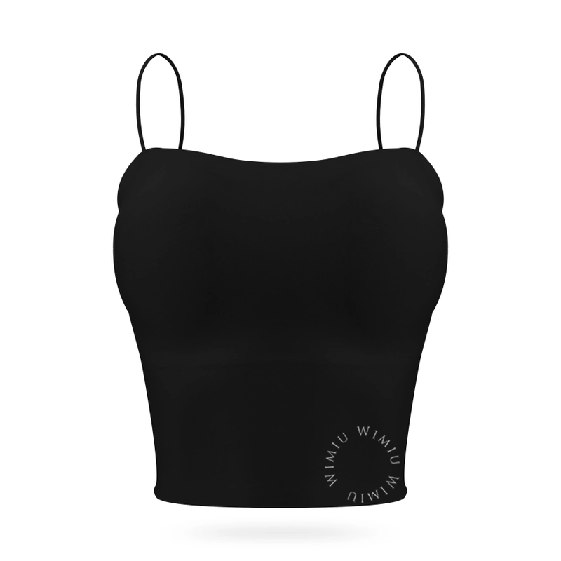 Product image Youhave - Youve Tanktop Seamless Tank Top Bh Busa Tanpa Kawat Bralette Sport Bra Wanita Crop Top 100186 M BLACK
