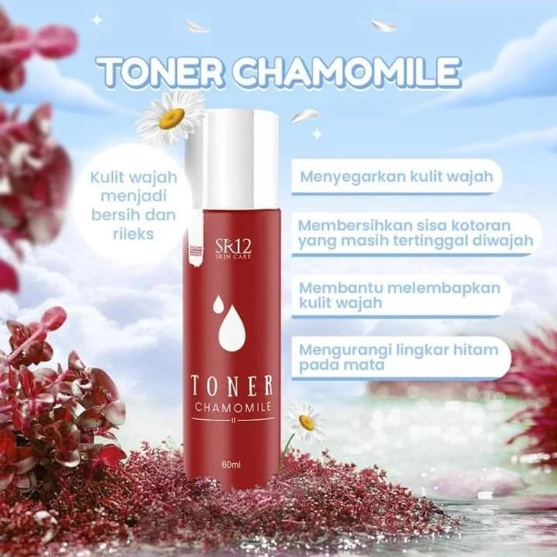 Product image Toner Chamomille Mengatasi Mata Panda Lingkar Hitam Pada Mata Mencerahkan Melembabkan Wajah TONER CHAMOMILLE