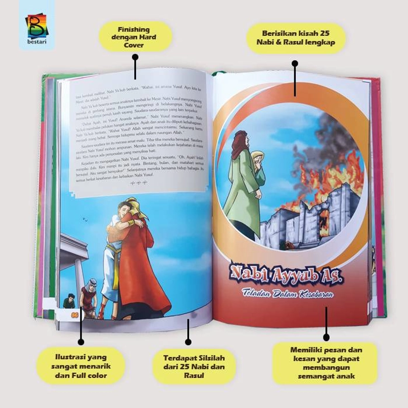 Product image Zikrul Bestari - 25 Nabi & Rasul Utusan Allah Buku Anak Islami 1 Pcs