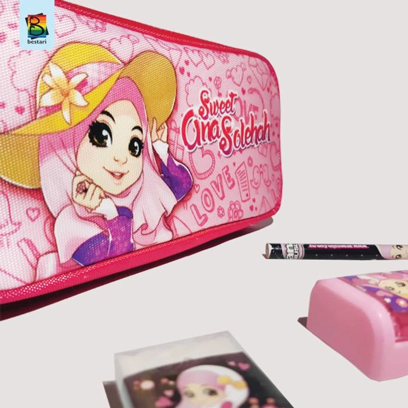 Product image Zikrul Bestari - Tempat Pensil Anak Perempuan Micro Purple 1 Pcs