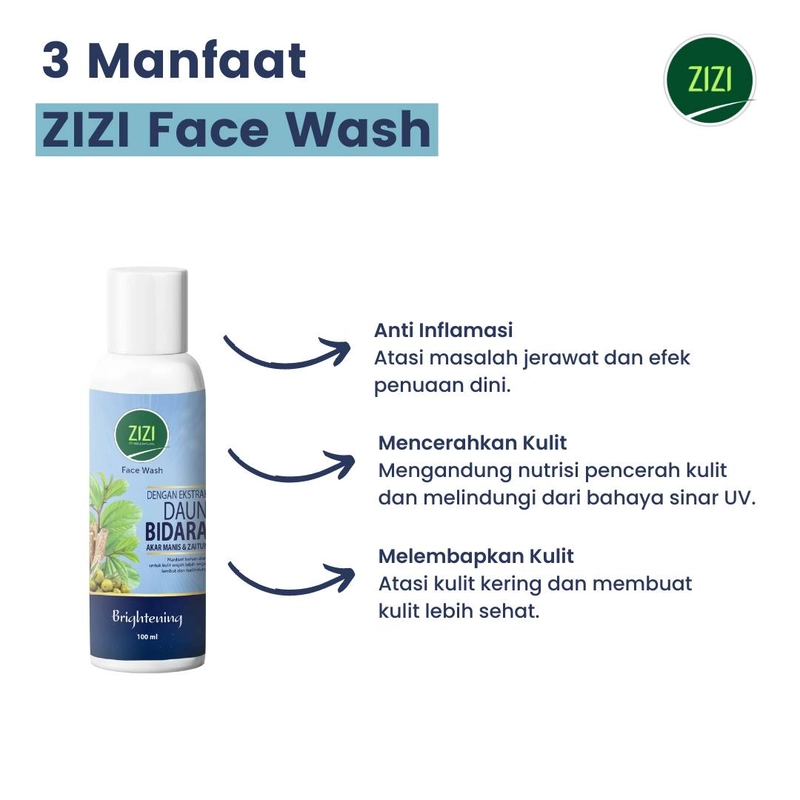 Product image ZIZI - Face Wash Sabun Wajah Brightening 100 ml 100 ml Brightening