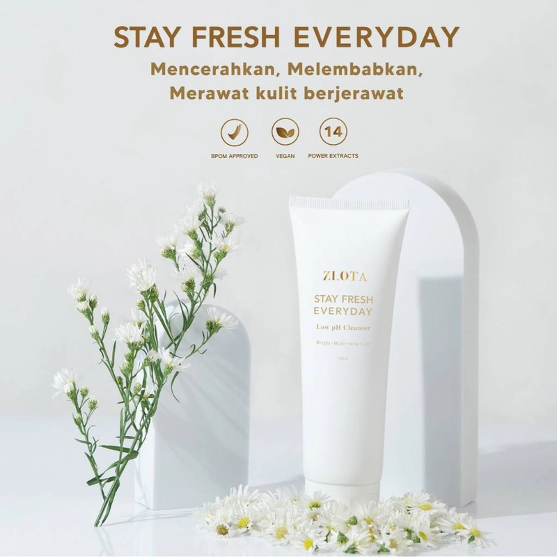 Product image Zlota - Buy 5 Zlota Stay Fresh Low PH Cleanser 650 White
