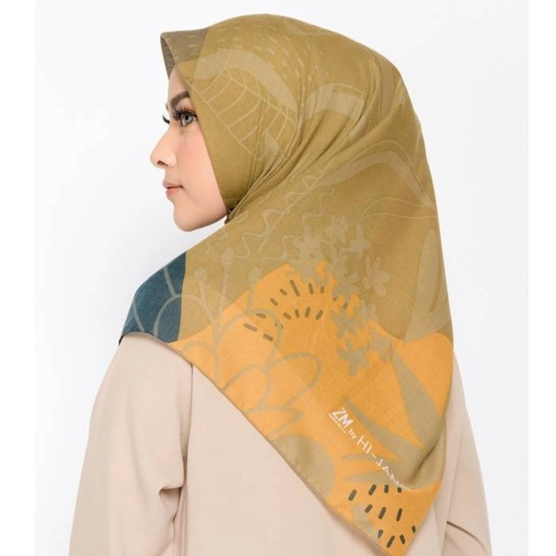 Product image ZM Zaskia Mecca - Malea Scarf Kerudung Segi Empat All Size Mocca