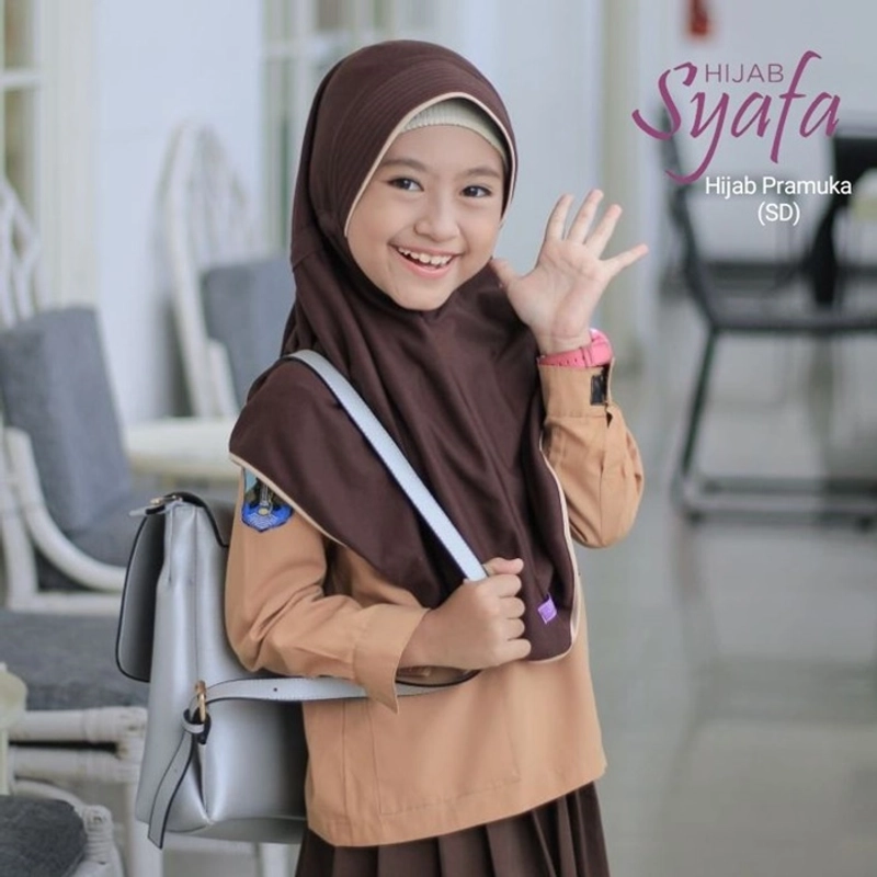 Product image Syafa Hijab - Hijab Sekolah Ceria SD All Size Pramuka