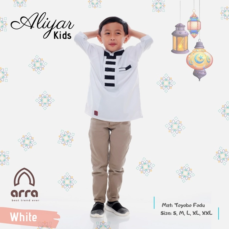 Product image Arra - Aliyar Kids Koko Pakistan Putih S