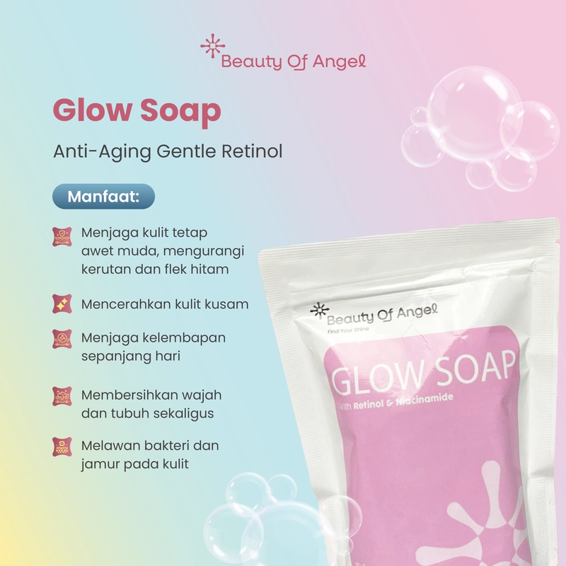 Product image Beauty Of Angel Transparent Soapwith Salmon DNA Collagen all variant 1pc glow soap