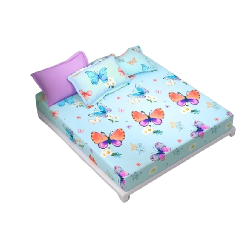 Product image Galeripuko - Sprei Katun Premium Motif YUNABI BLUE SEA 120 X 200 YUNABI BLUE SEA