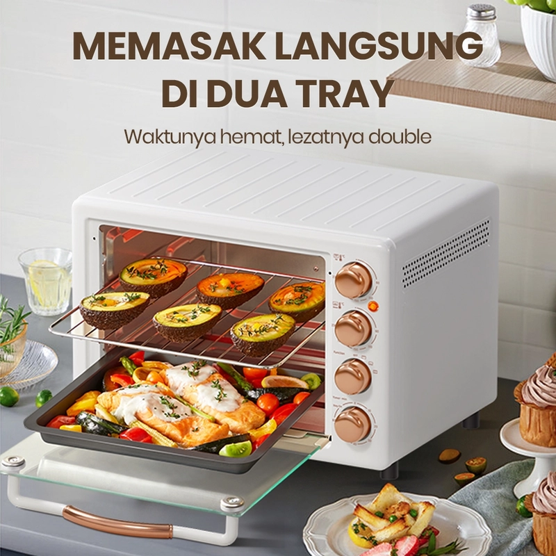 Product image Homespira - Electric Oven Mecoo Sakura Pink 22L Sakura Pink