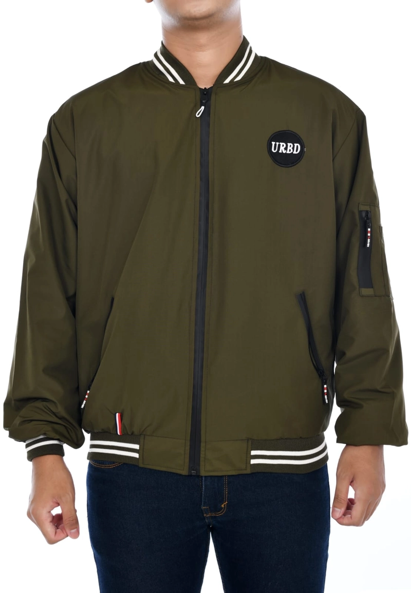 Product image Jaket Bomber Unisex A295 M Hijau Army