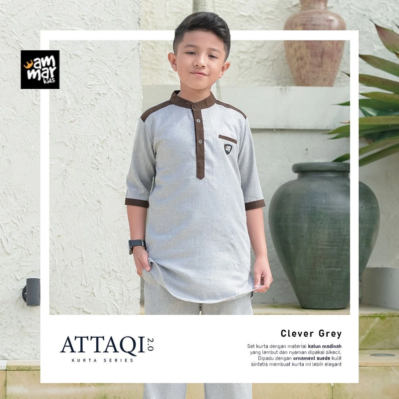 Product image Ammar Kids - ATTAQI REBORN AS GRATITUDE XL CLEVER GREY