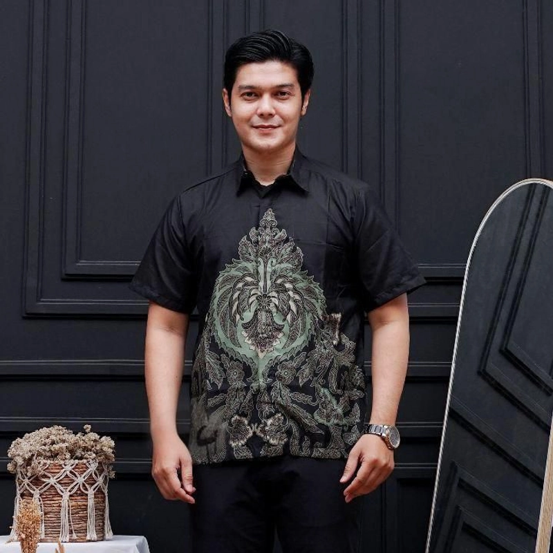 Product image Kois Batik - Batik Kemeja Hem Pria Dewasa Lengan Pendek Modern M Hem batik 1