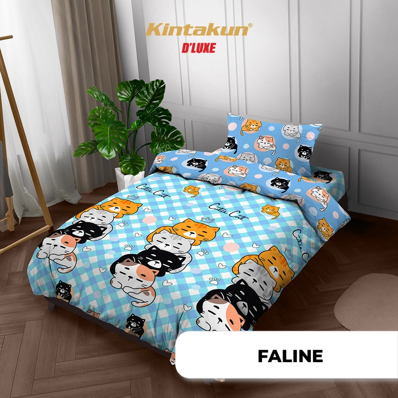 Product image Kintakun - Kintakun Bed Cover Fitted DLUXE T-20 Extra Single 120 x 200 Dluxe Microfiber Flash Sale 120 x 200 Faline