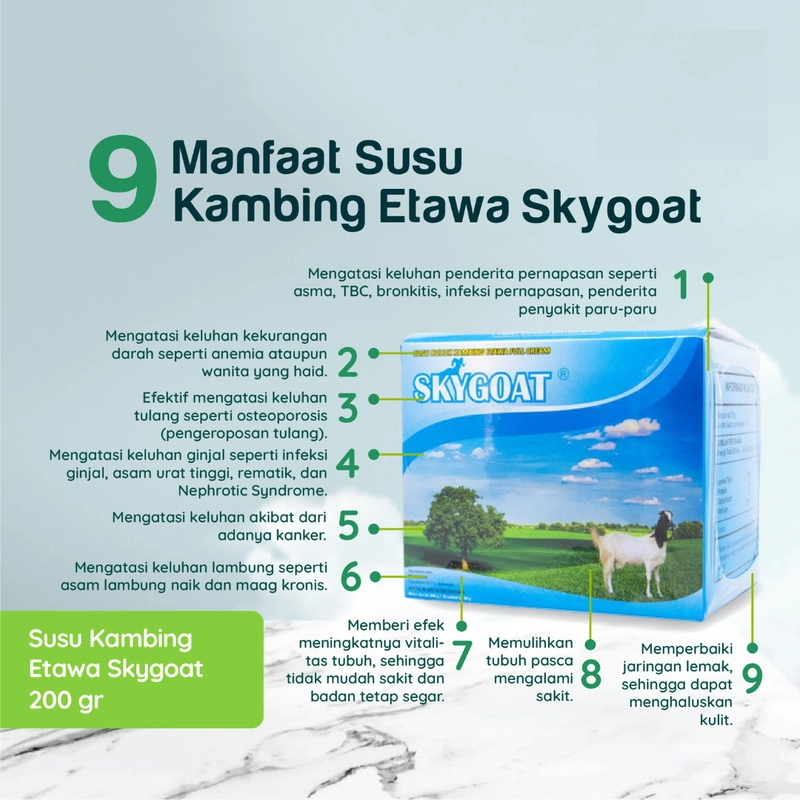 Product image Aliya - Susu Kambing Etawa Skygoat Original 250g Manis