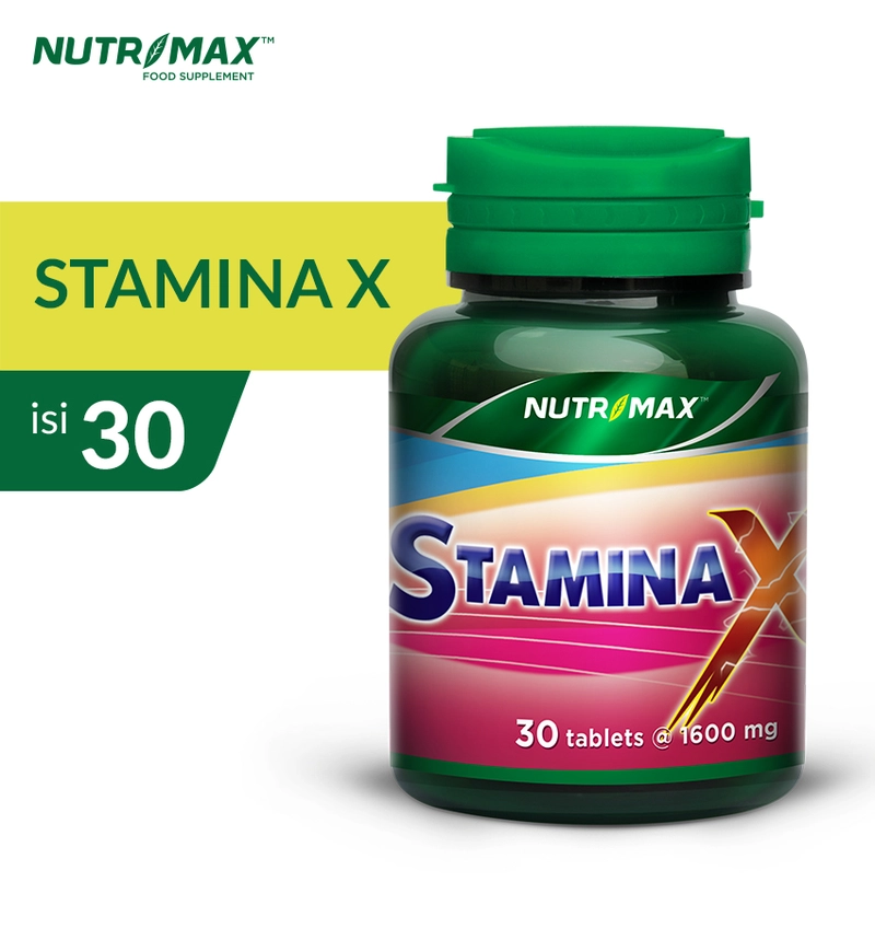 Product image Nutrimax Stamina X Penambah Vitalitas Kesuburan Pria Wanita Hormon Reproduksi Testosteron Estrogen Isi 30 Tablet