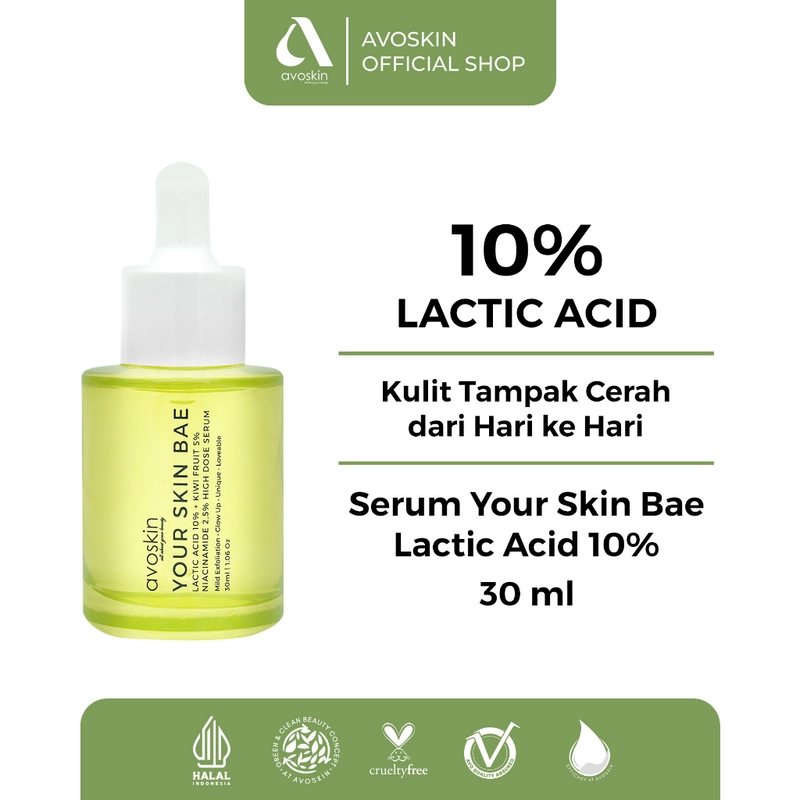 Product image AVOSKIN OFFICIAL - YSB Lactic Acid 10% + Kiwi Fruit 5% + Niacinamide 2,5% High Dose Serum 30 ml Serum