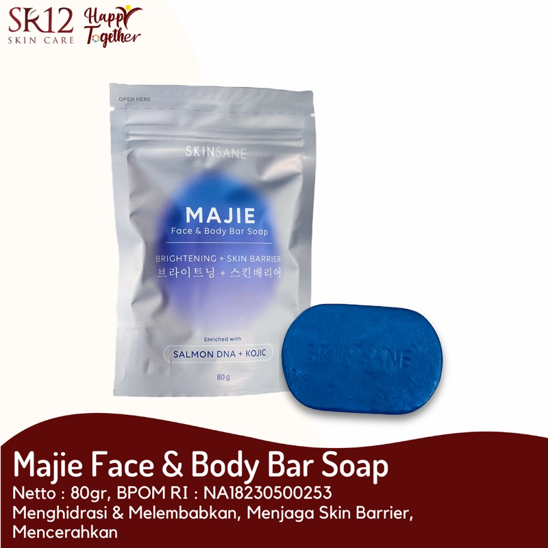 Product image SR12 Majie Bar Soap Mencerahkan Dan Menjaga Skin Barrier skinsane majie