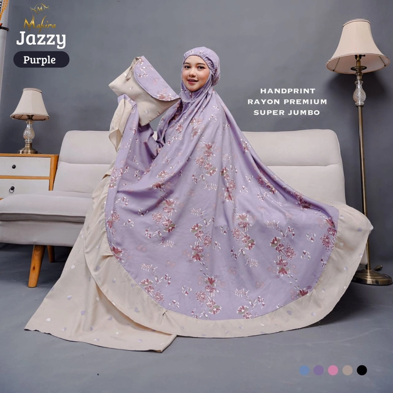 Product image Mahira Boutique - Mukena Potong Dewasa Jelita Series allsize purple
