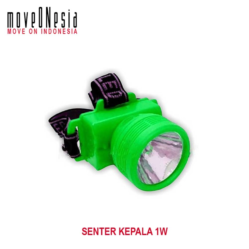 Product image Moveonesia - Senter Kepala Head Light 1W LED HEADLIGHT 1W RANDOM