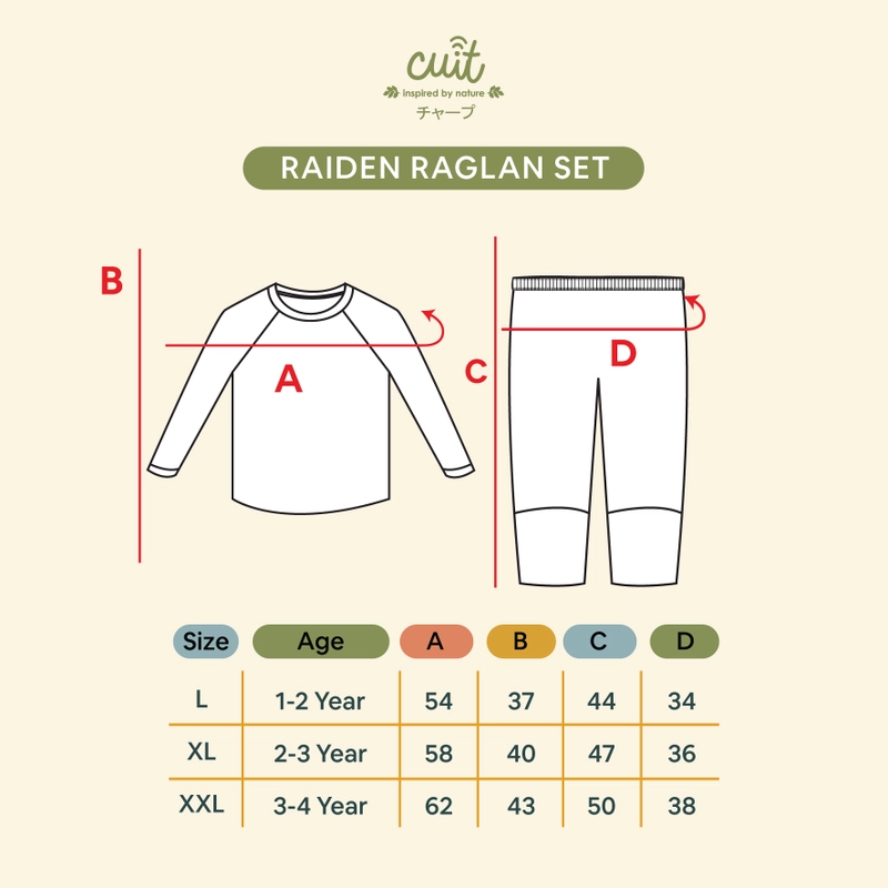 Product image CUIT Baby 1 - 4 Tahun Set Playsuit Anak Tangan Panjang Celana Panjang Raiden XL Grey