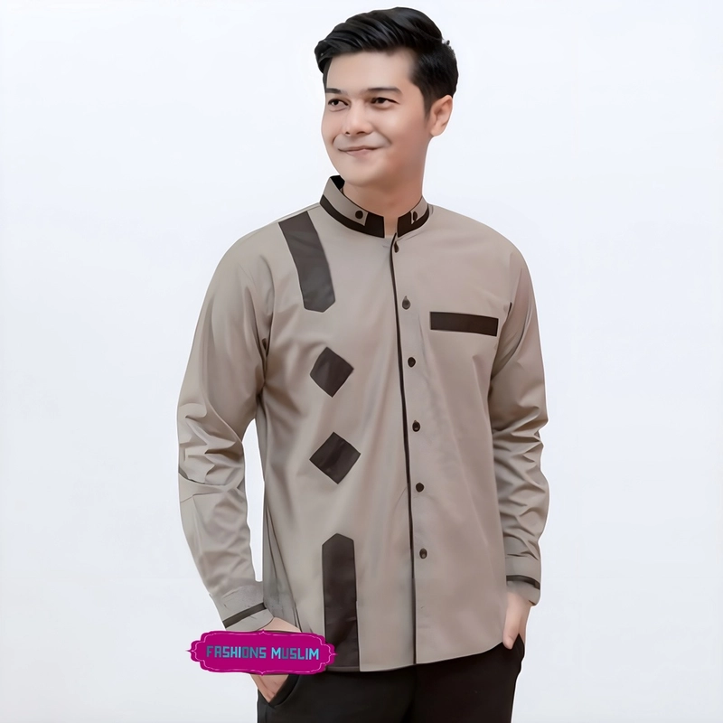 Product image Kois Batik - Baju koko lengan panjang dewasa bagus keren terbaru M Coksu kombinasi