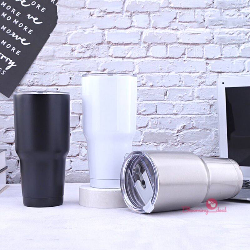Product image Blooming_Deal - Termos Tumbler Cup Jumbo Stainless Steel 900 ml H238 PUTIH