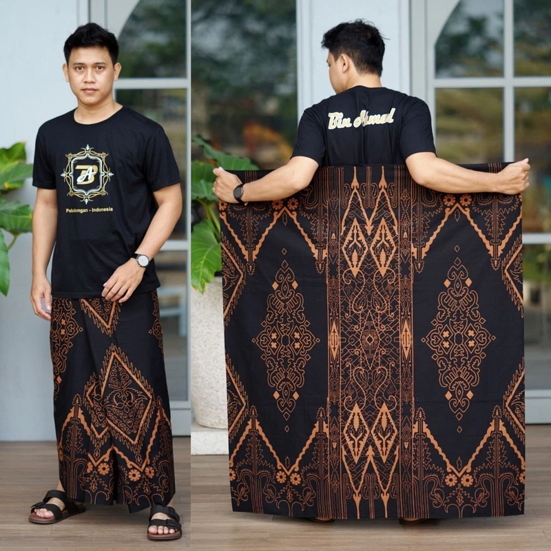 Product image Khisna collection - Sarung palaikat dewasa motif busur Sarung dewasa Hitam
