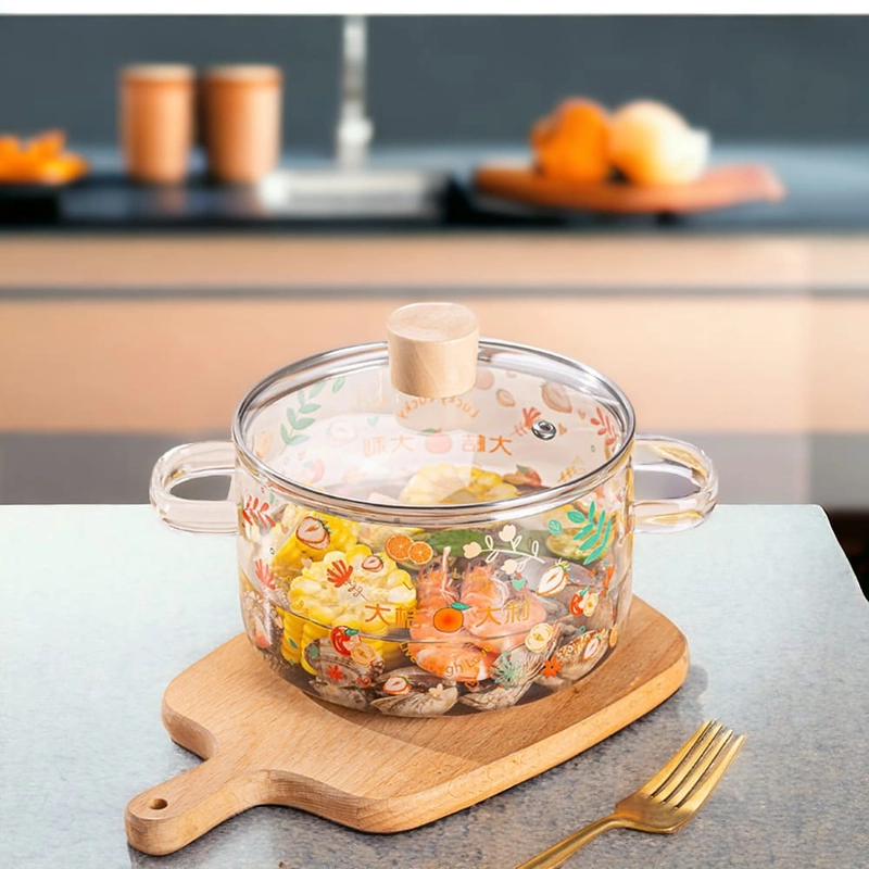 Product image Alcante - Panci sop kuping kaca 1800ml bening