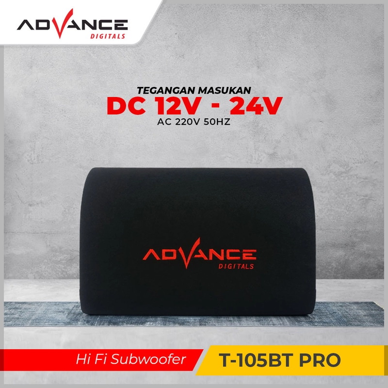 Product image Advance Digitals Indonesia - Speaker Tabung T-105 BT PRO / T105BT PRO Speaker Bluetooth Free 1 Microphone Subwoofer 12inch - Default